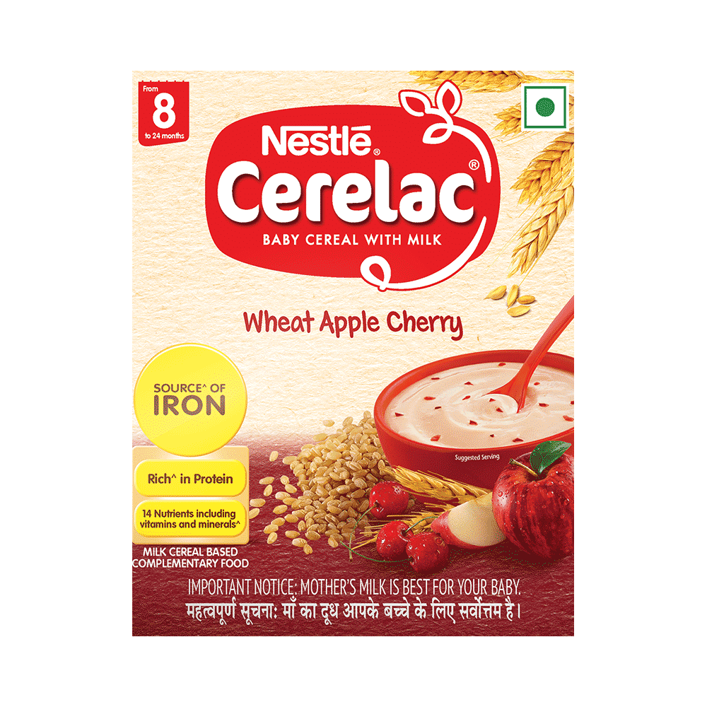 Cerelac Wheat Apple Cherry (8 To 24m) - Image 1
