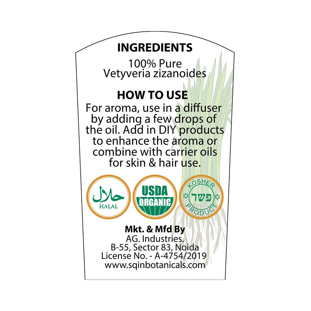 Sqin Botanicals 100% Pure Essential Oil Vetiver - Image 4