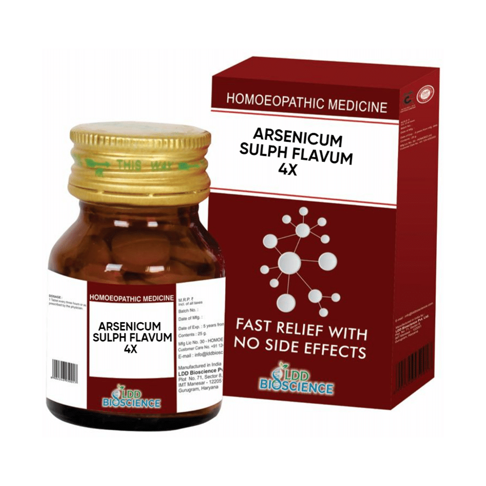 LDD Bioscience Arsenicum Sulph Flavum 4X