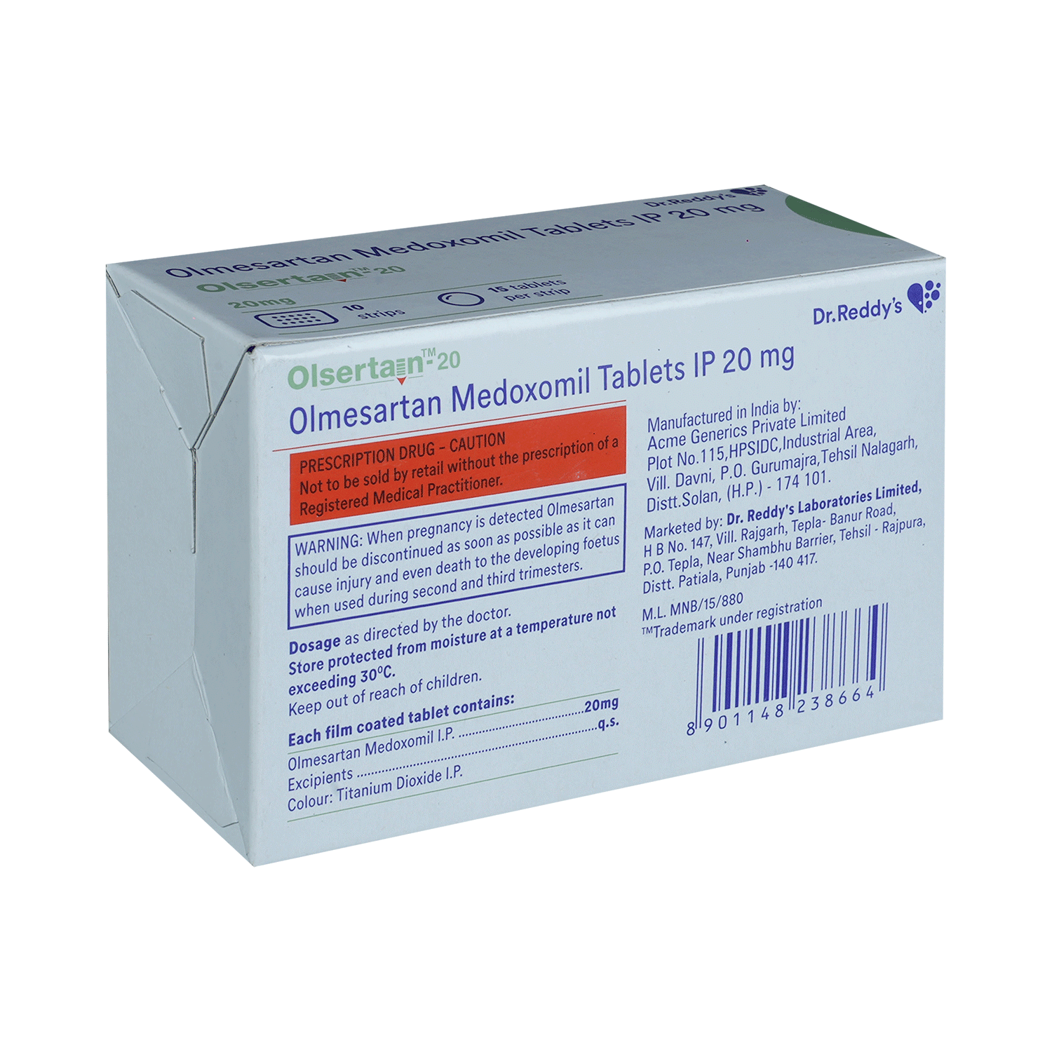 Olsertain 20 Tablet - Image 3