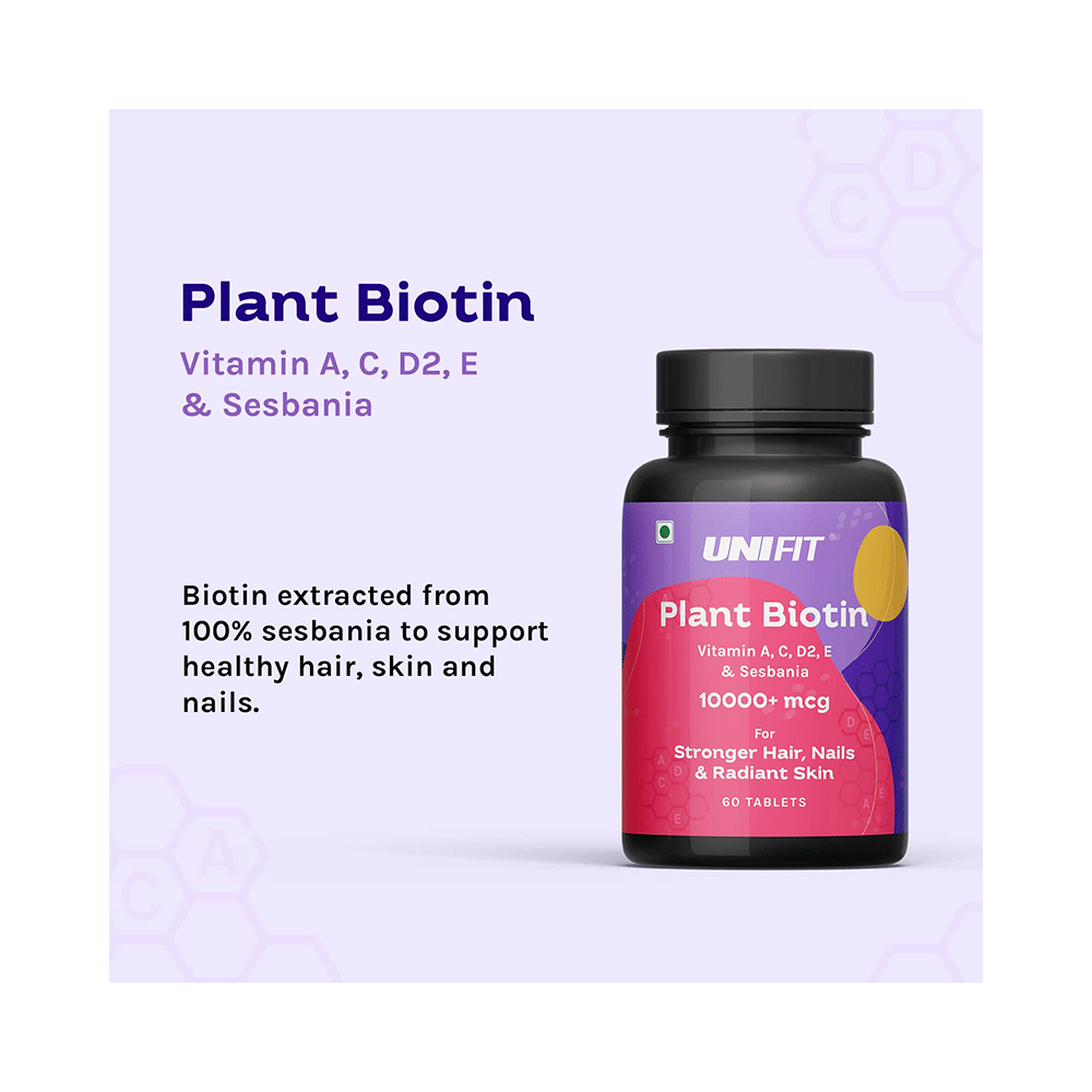Unifit Combo Pack of Omega 3 Fish Oil Softgel Capsule & Plant Biotin Tablet (60 Each) - Image 6