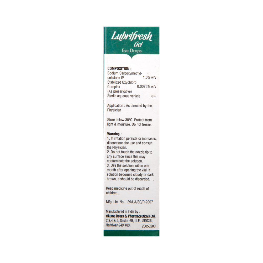 Lubrifresh Gel Eye Drop - Image 3