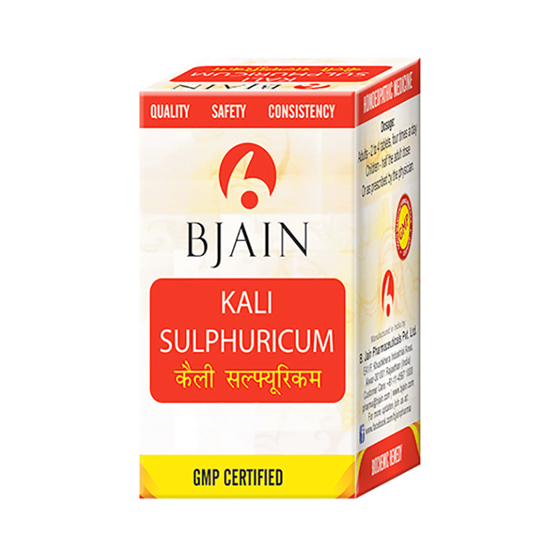 Bjain Kali Sulphuricum Biochemic Tablet 12X - Image 1