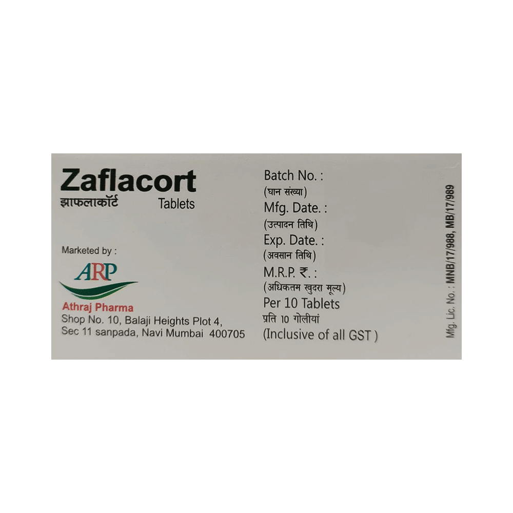 Zaflacort 6mg Tablet - Image 3