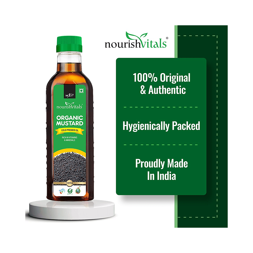 NourishVitals Organic Mustard Cold Pressed Oil - Image 7