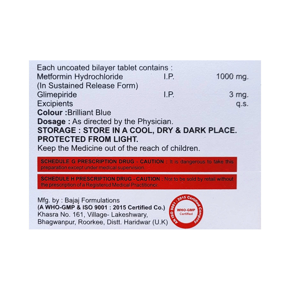 Harglim M 3 Forte Tablet SR - Image 2