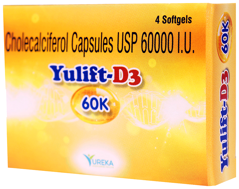 Yulift-D3 60K Softgel Capsule