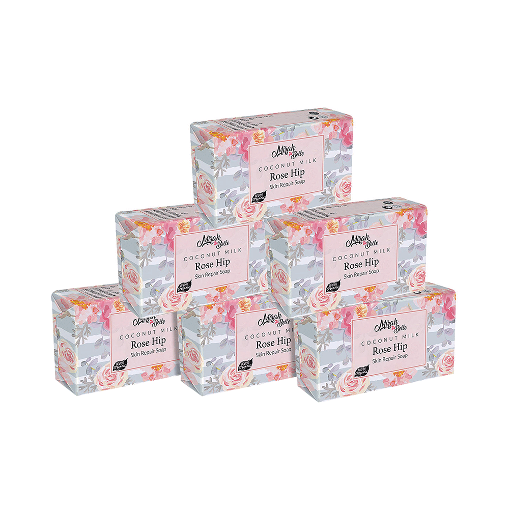 Mirah Belle Coconut Milk Soap (125gm Each) Rosehip - Image 1