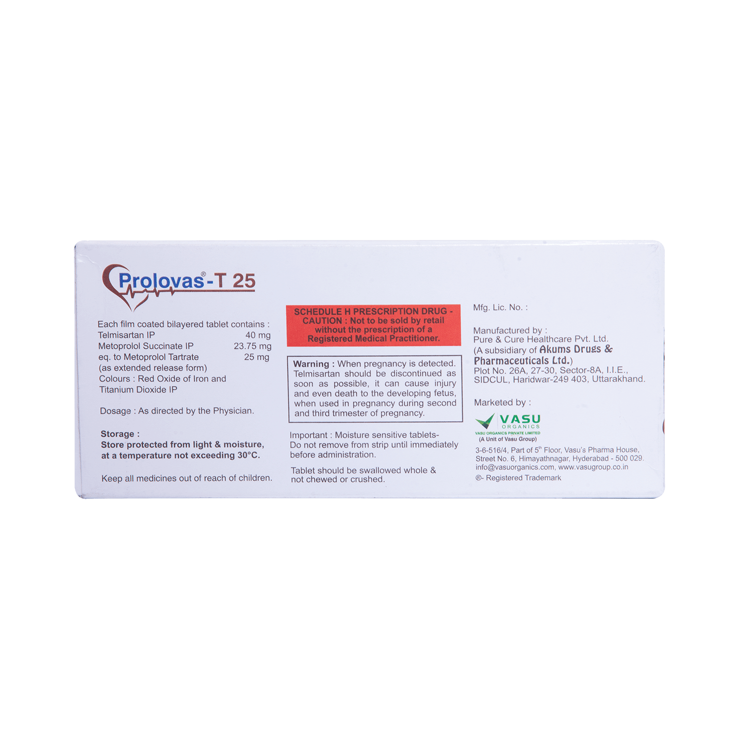 Prolovas T 40mg/25mg Tablet - Image 3