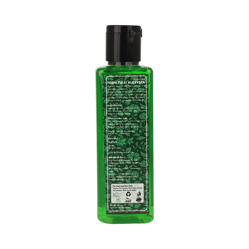 Birla Ayurveda Neem Tulsi Aloevera Face Wash - Image 2