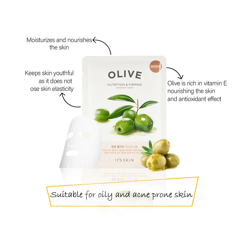 It's Skin Olive Face Mask Sheet (20gm Each) - Image 2