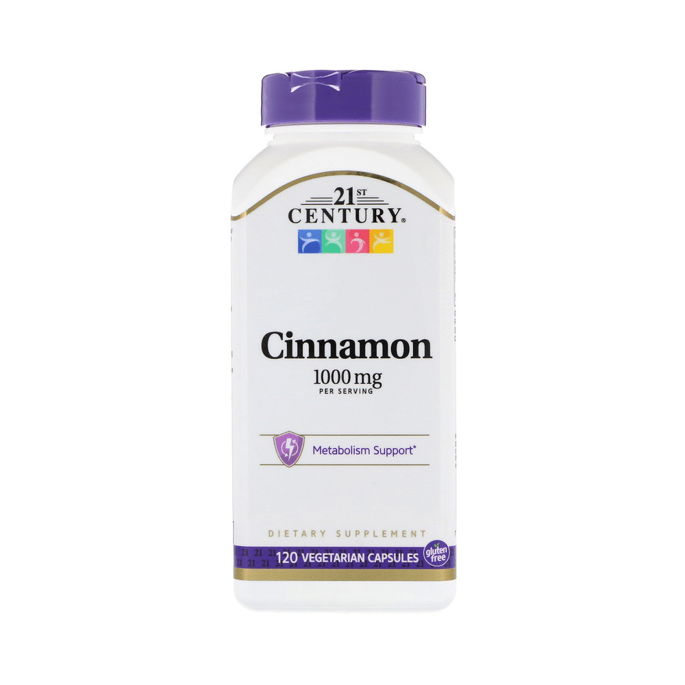 21st Century Cinnamon 500mg Vegetarian Capsules - Image 1