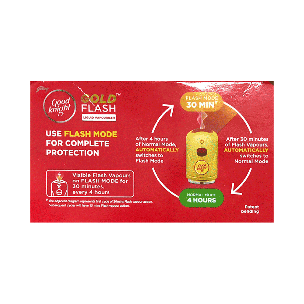 Good Knight Gold Flash Machine with Gold Flash Refill(45ml) Combi Pack - Image 3