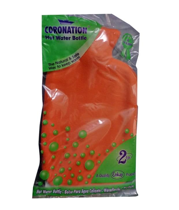 Coronation Hot Water Bottle (with Cover) - Image 1