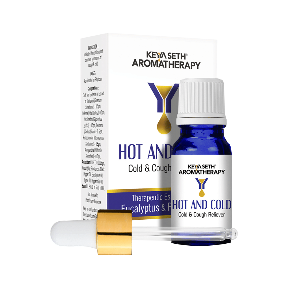 Keya Seth Aromatherapy Hot and Cold Cold & Cough Reliever - Image 1