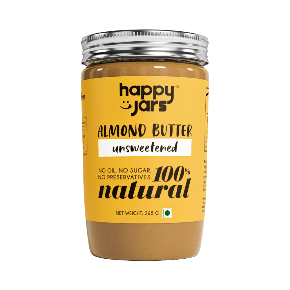 Happy Jars Almond Butter Unsweetened