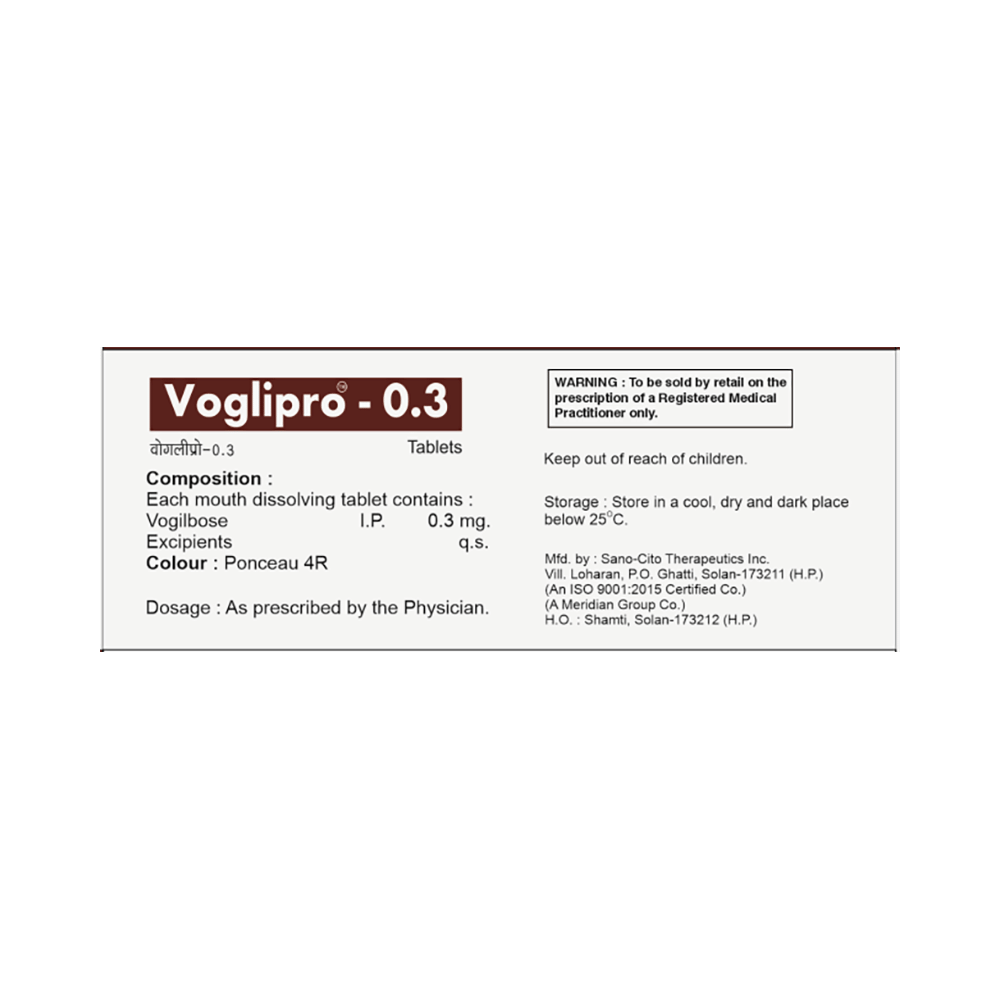 Voglipro 0.3 Tablet MD - Image 2