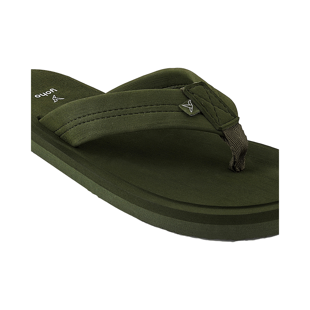 Yoho Lifestyle Doctor Ortho Soft Comfortable and Stylish Flip Flop Slippers for Men Olive Green 6 - Image 6