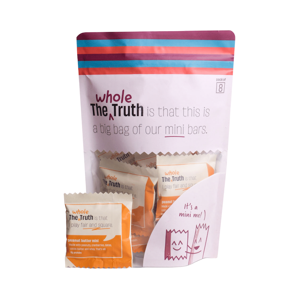 The Whole Truth Mini Protein Bar (27gm Each) | Flavour Peanut Butter - Image 1