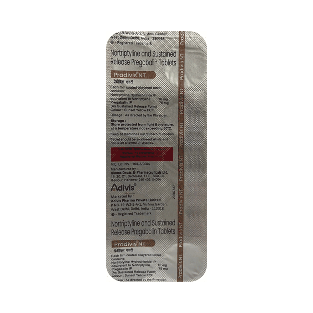 Pradivis NT Tablet SR