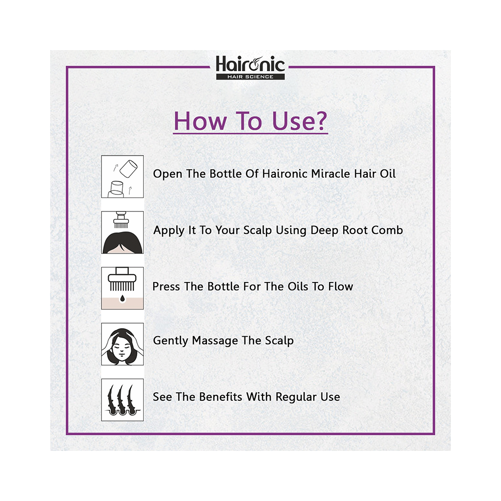 Haironic  Miracle Oil Hair Oil - Image 6