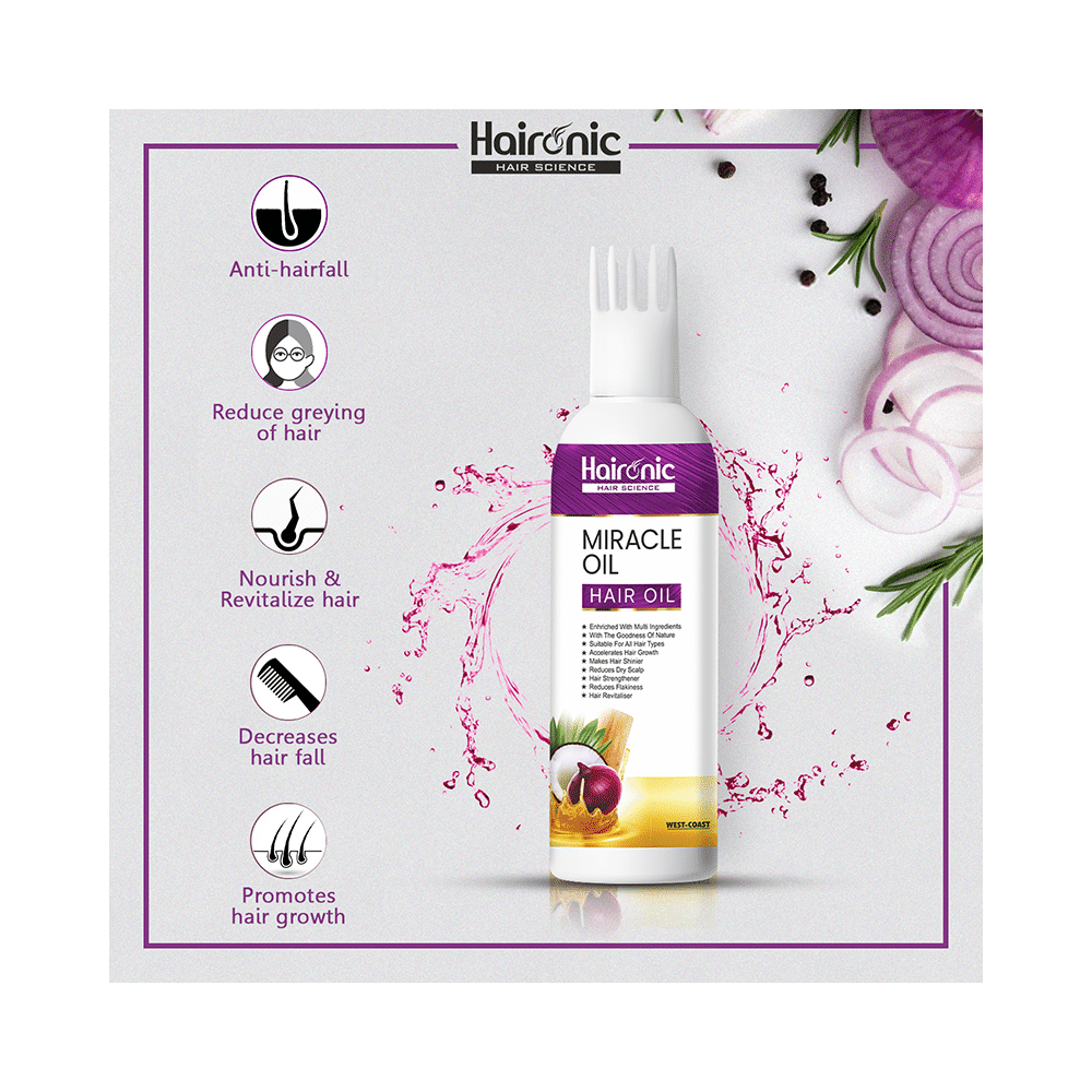 Haironic  Miracle Oil Hair Oil - Image 4