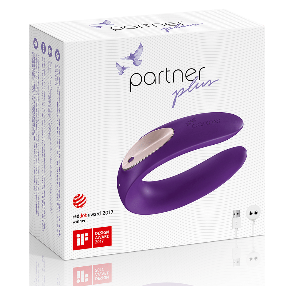 Satisfyer Partner Plus USB Rechargeable Couple Body Massager - Image 1