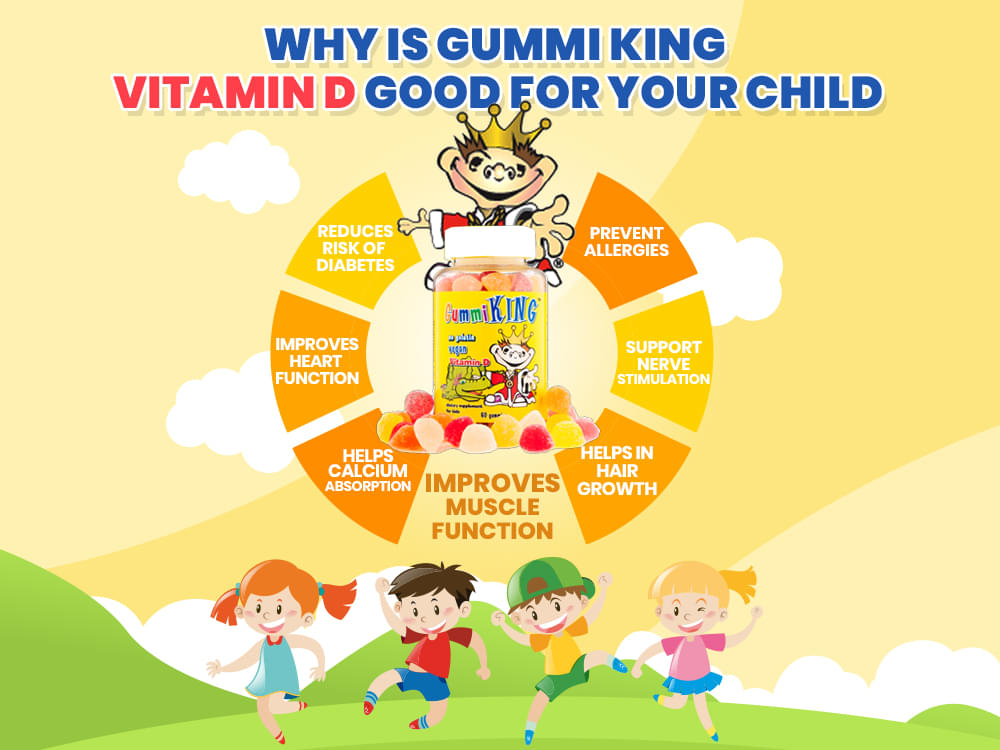 Gummiking Vitamin D gummies Good Source of Calcium Absorption Gummy - Image 6