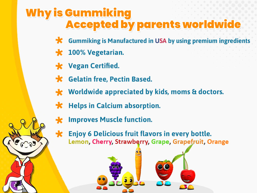 Gummiking Vitamin D gummies Good Source of Calcium Absorption Gummy - Image 7