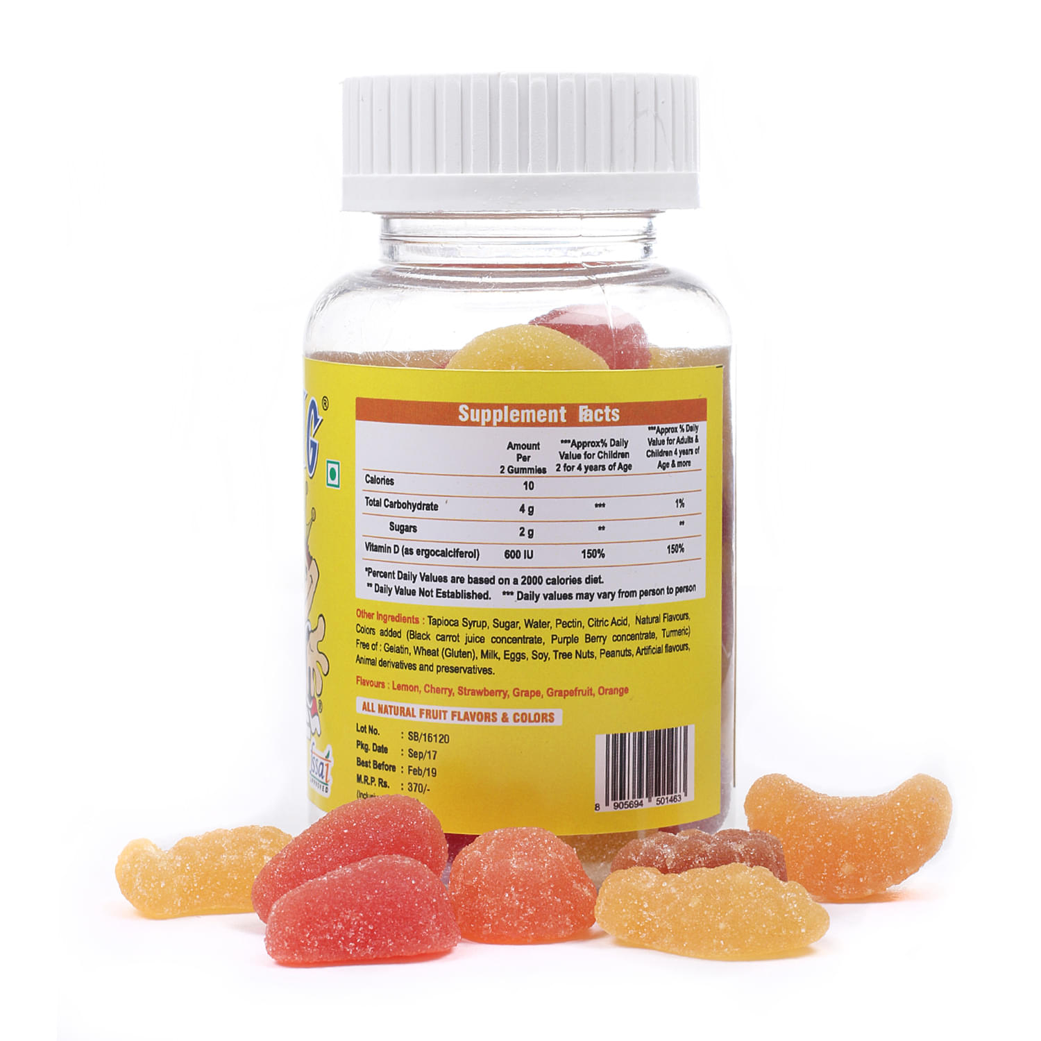 Gummiking Vitamin D gummies Good Source of Calcium Absorption Gummy - Image 2