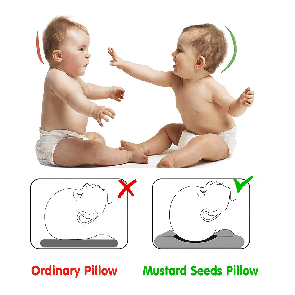 Oyo Baby Mustard Seeds Pillow Flower Print - Image 4