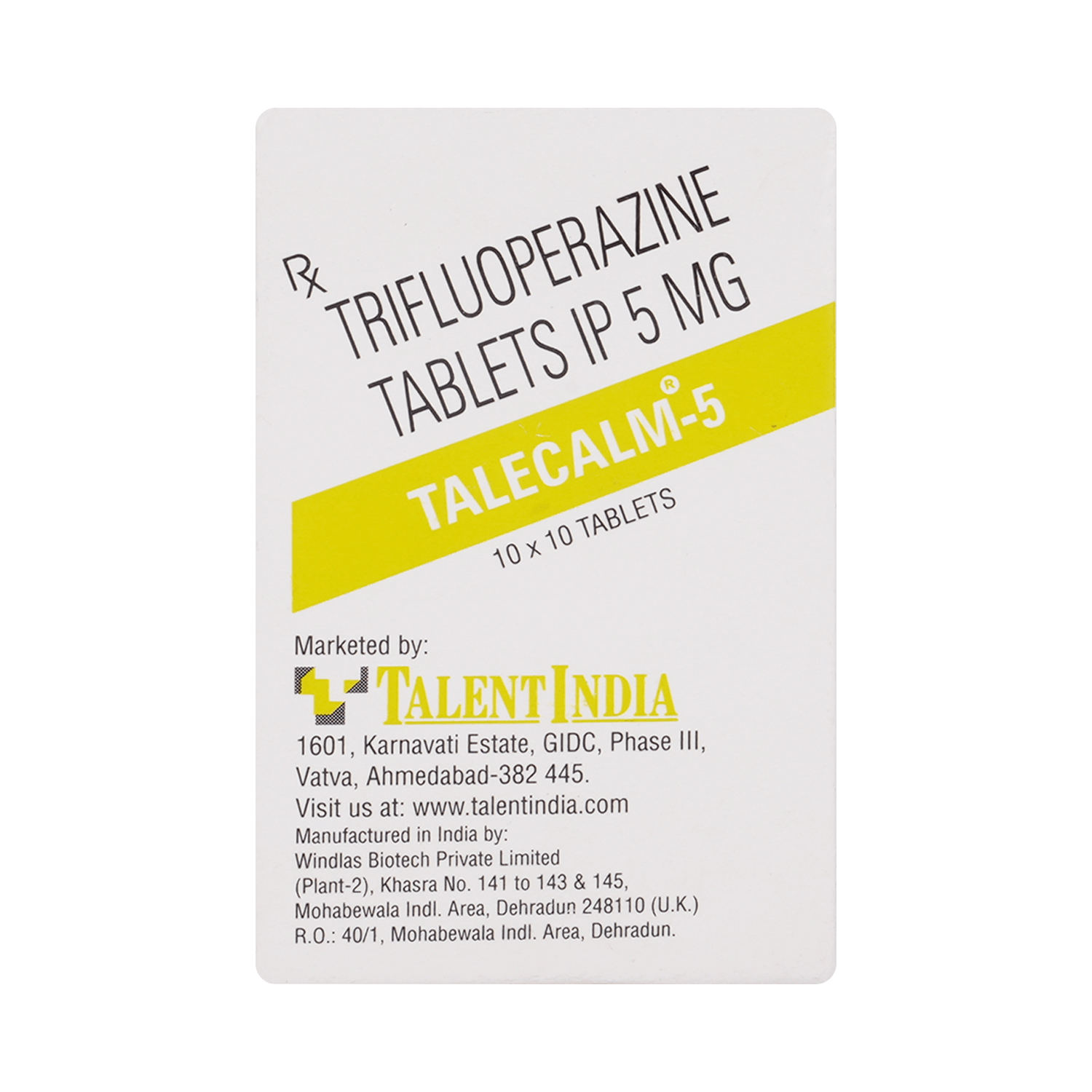 Talecalm 5mg Tablet - Image 2