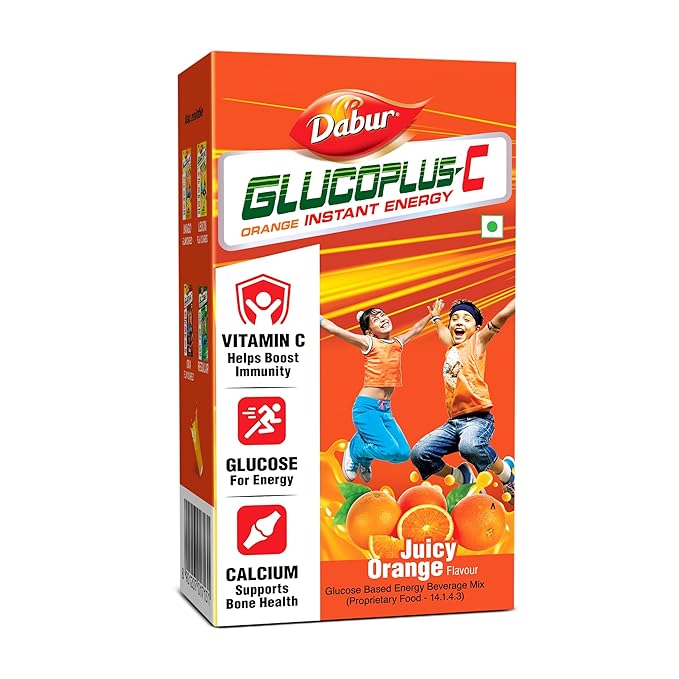Dabur Glucoplus-C Powder Orange - Image 1