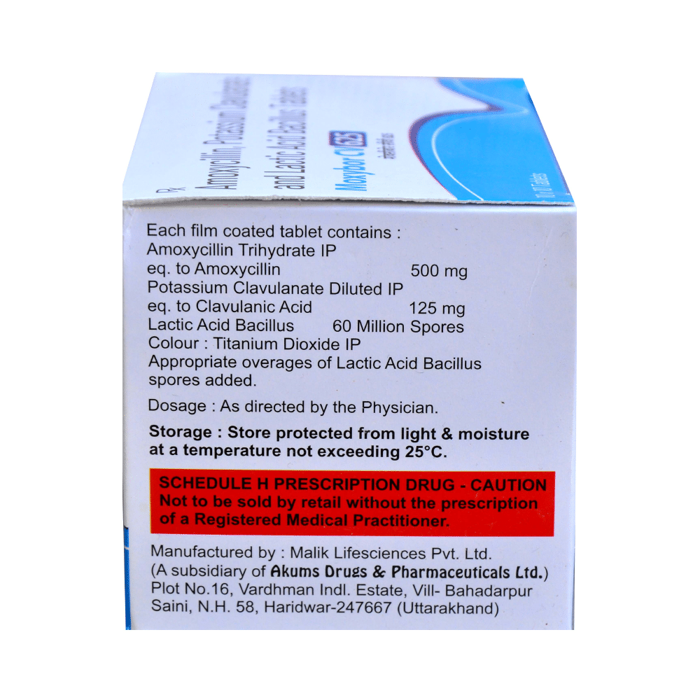 Moxybor CV 625 Tablet - Image 2
