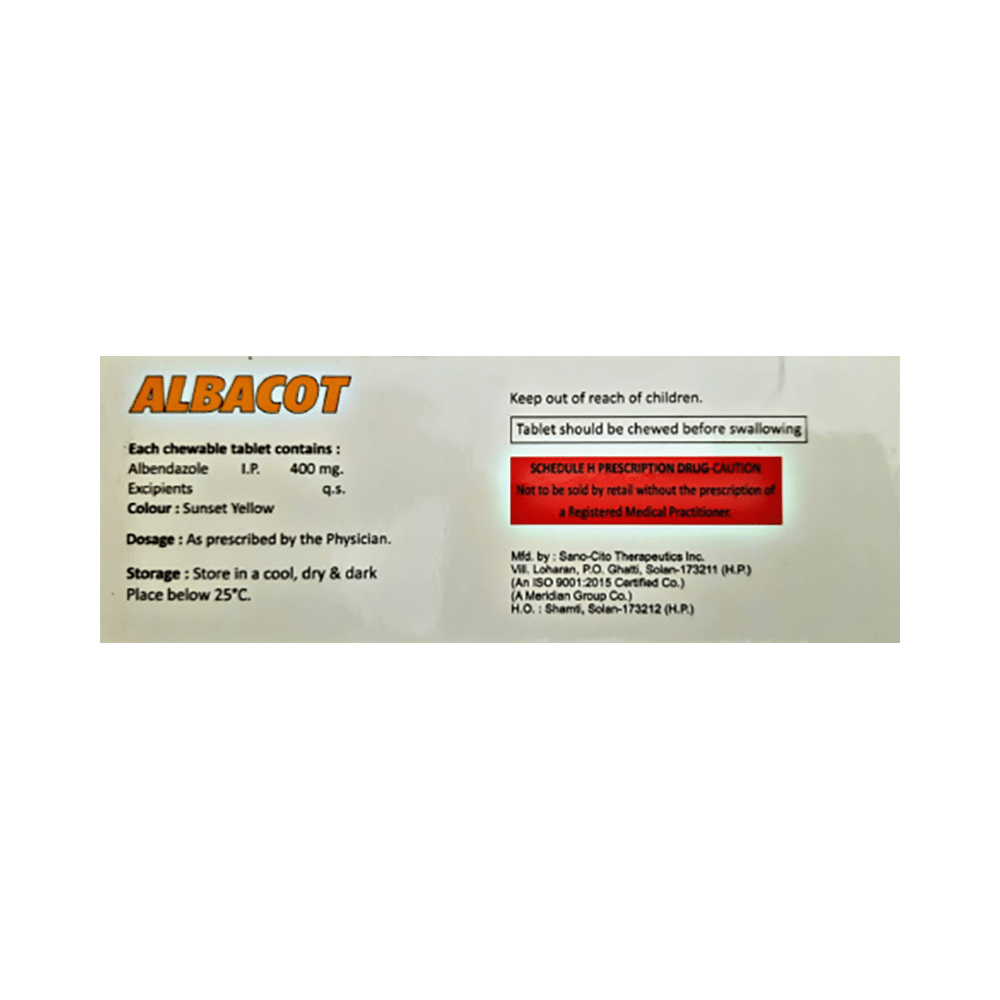 Albacot Chewable Tablet - Image 2