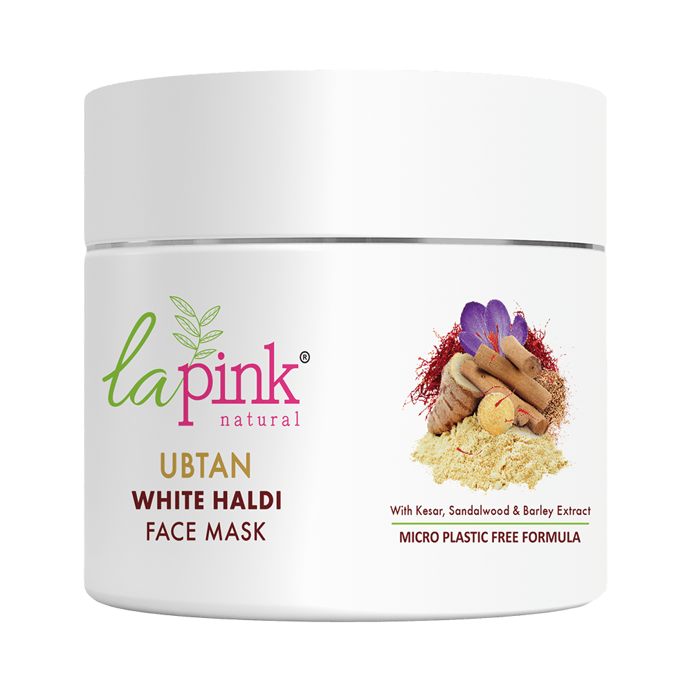 La Pink Ubtan White Haldi Night Face Mask