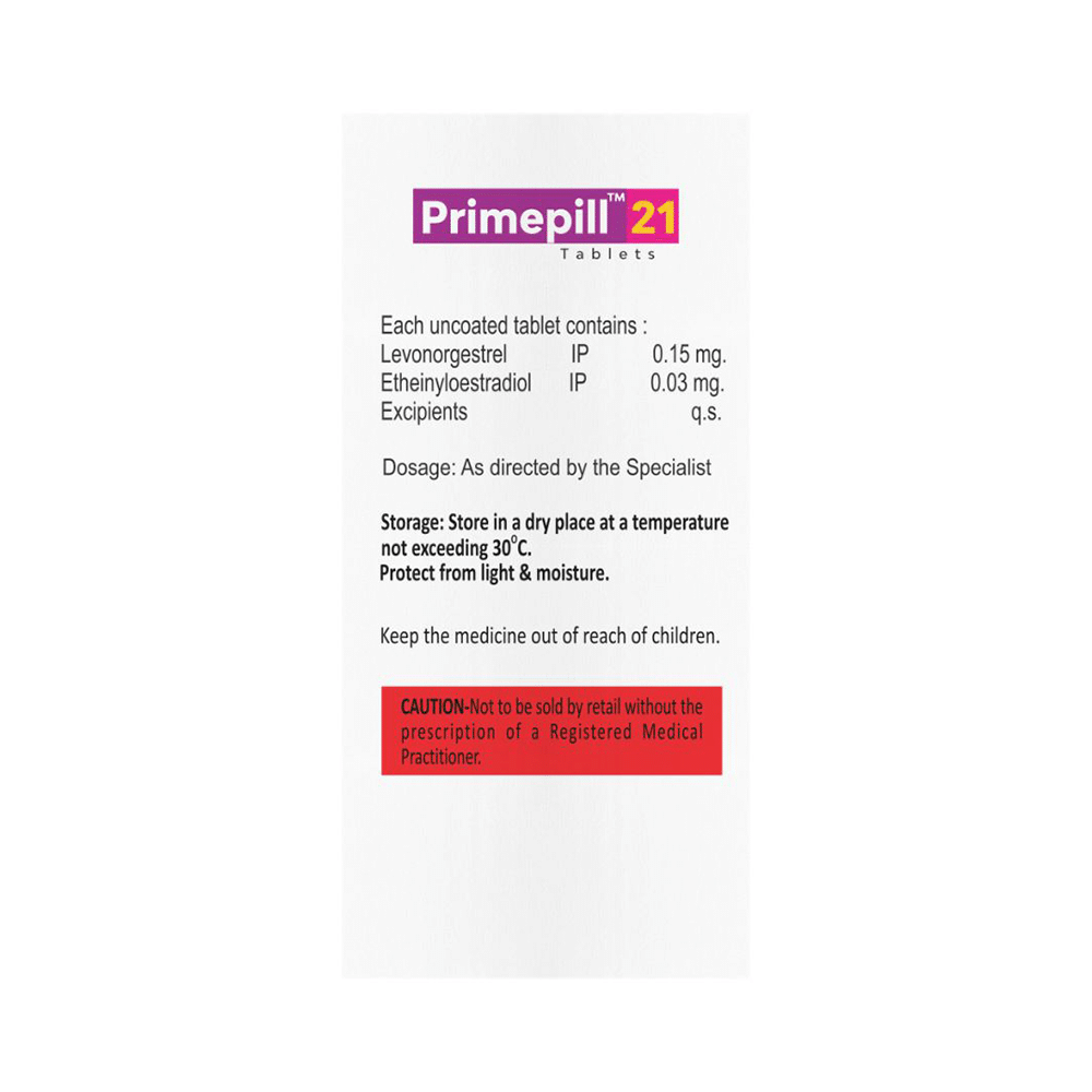 Primepill 2mg/0.035mg Tablet - Image 2