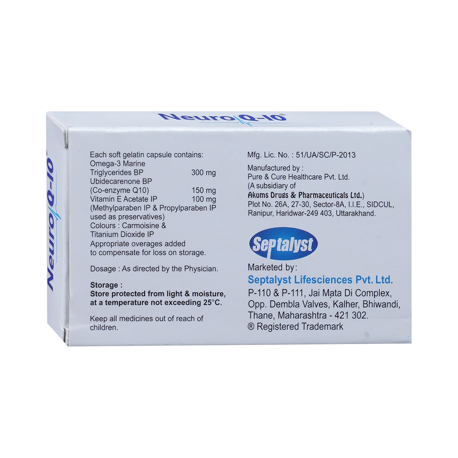 Neuro Q -10 Soft Gelatin Capsule - Image 3