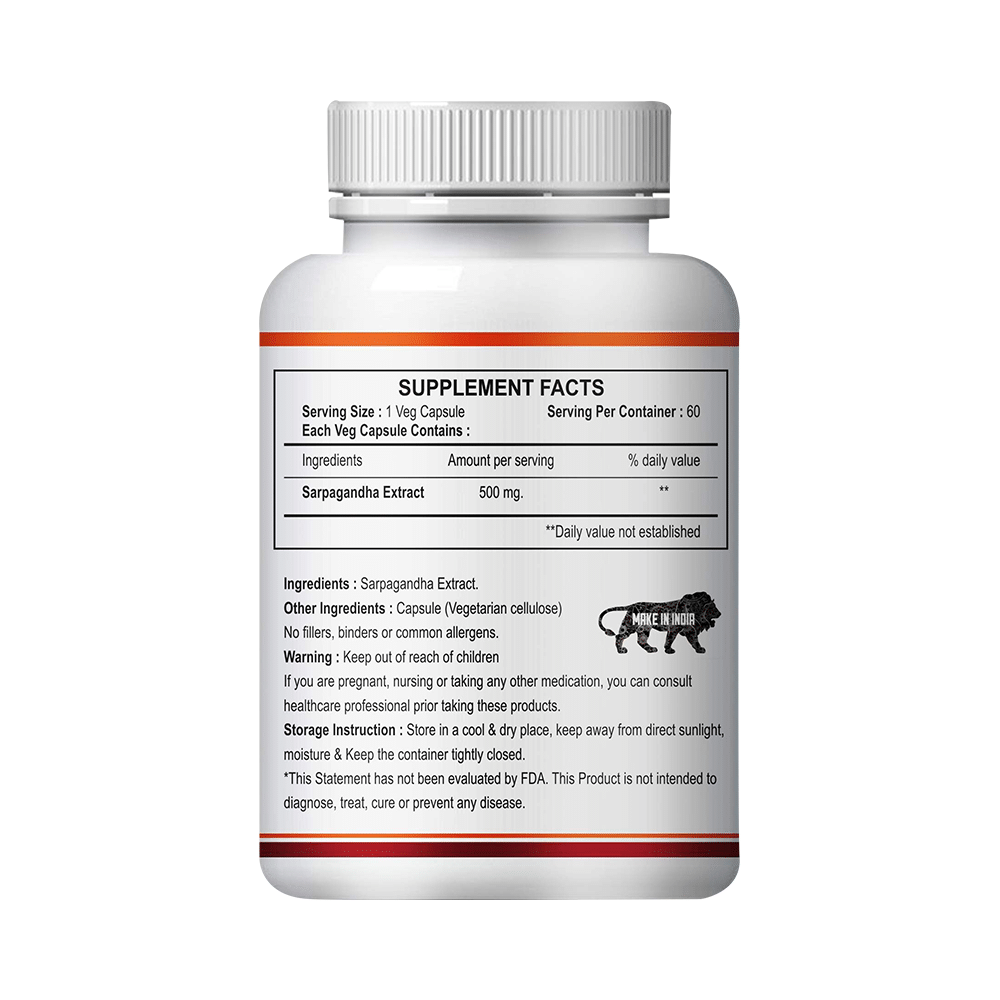 Fasczo Sarpagandha 500mg Capsule - Image 2