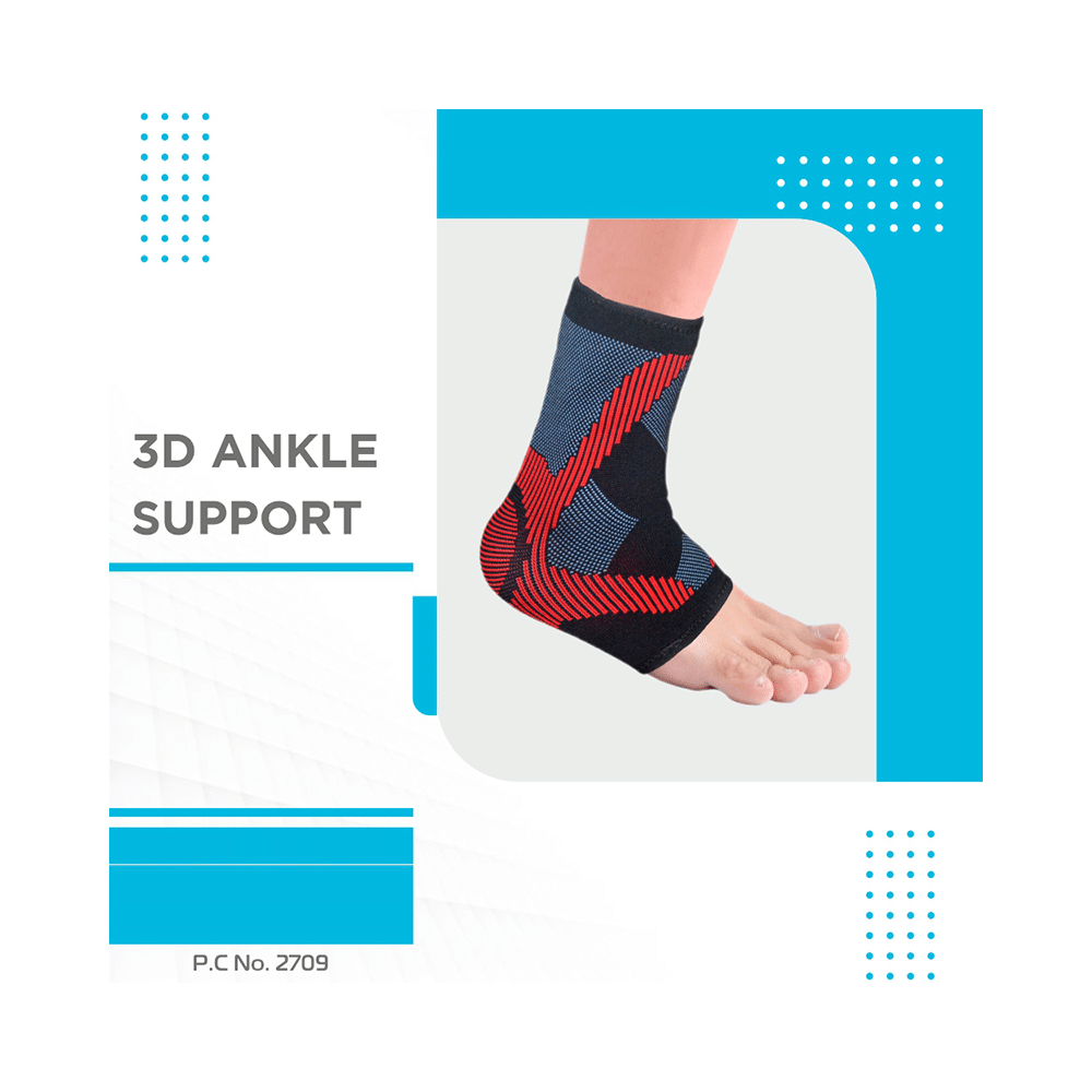 Vissco 3D Ankle Support, Stretchable Ankle Support for Injured Ankles, Arthritic Pain, Swelling Medium - Image 5