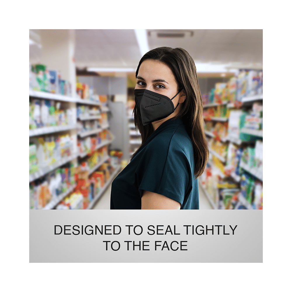 Quarant N95 Disposable Face Mask Black - Image 6