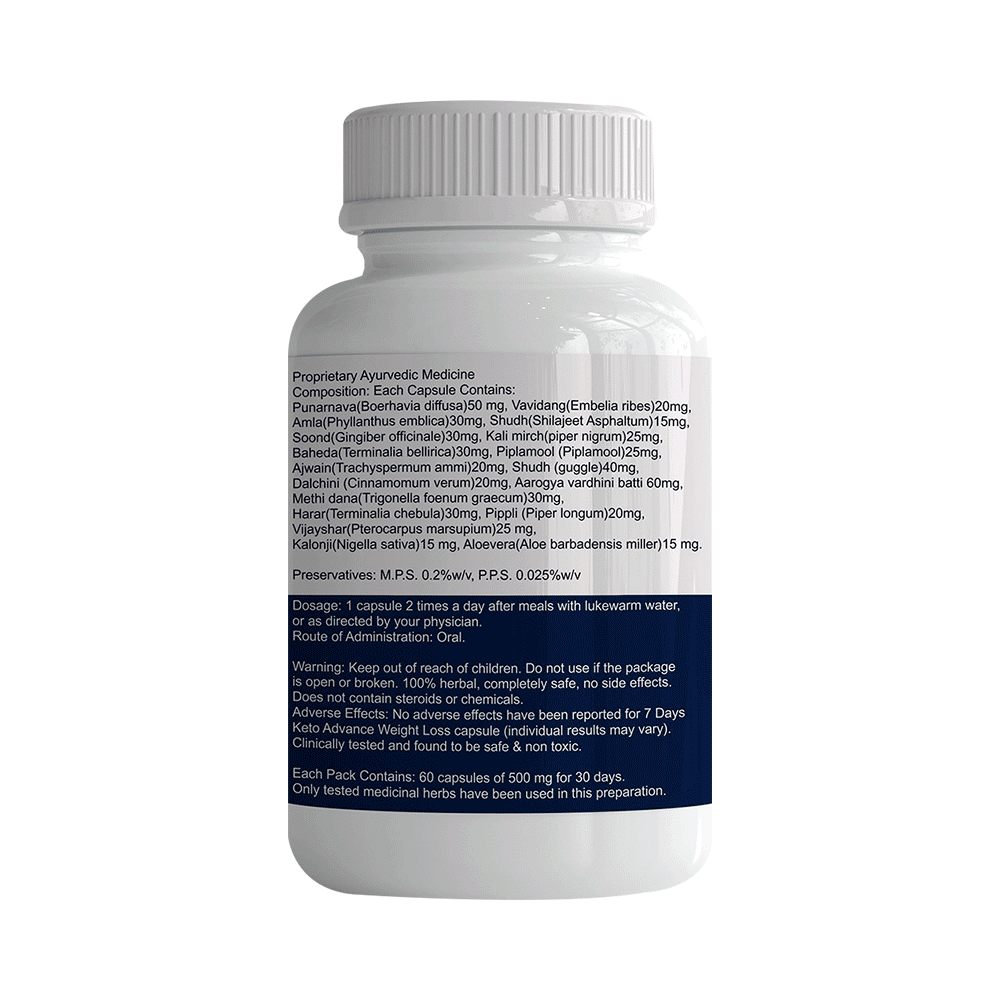 7Days Keto Advance Weight Loss Capsule - Image 2