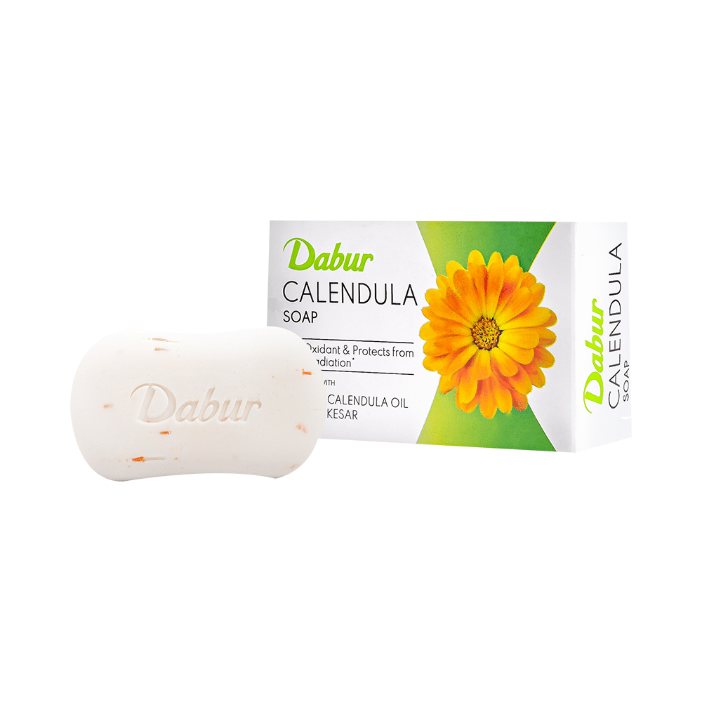 Dabur Calendula Soap | for Skin Whitening, Acne Control | Anti Ageing, Anti Fungal Soap - Image 3