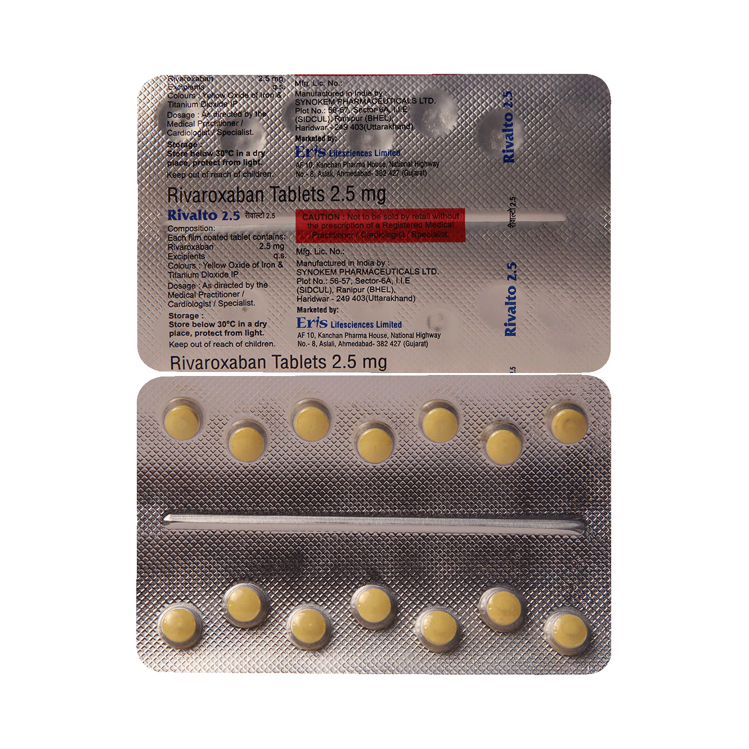 Rivalto 2.5mg Tablet