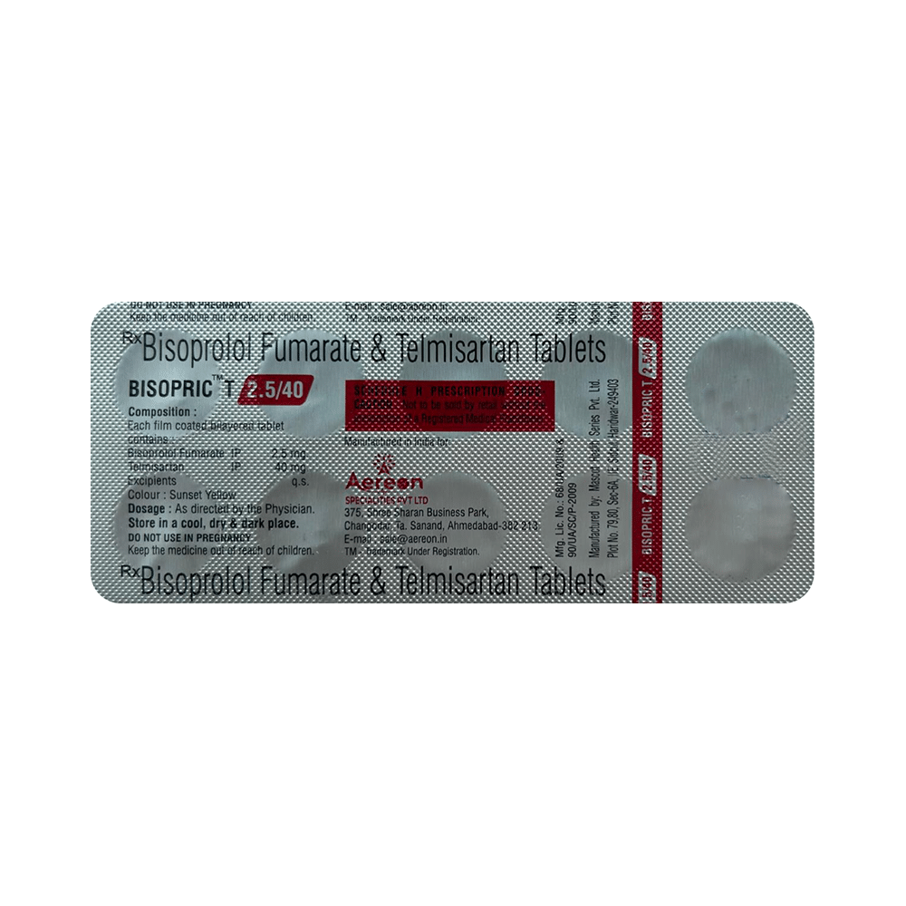Bisopric T 2.5/40 Tablet - Image 2