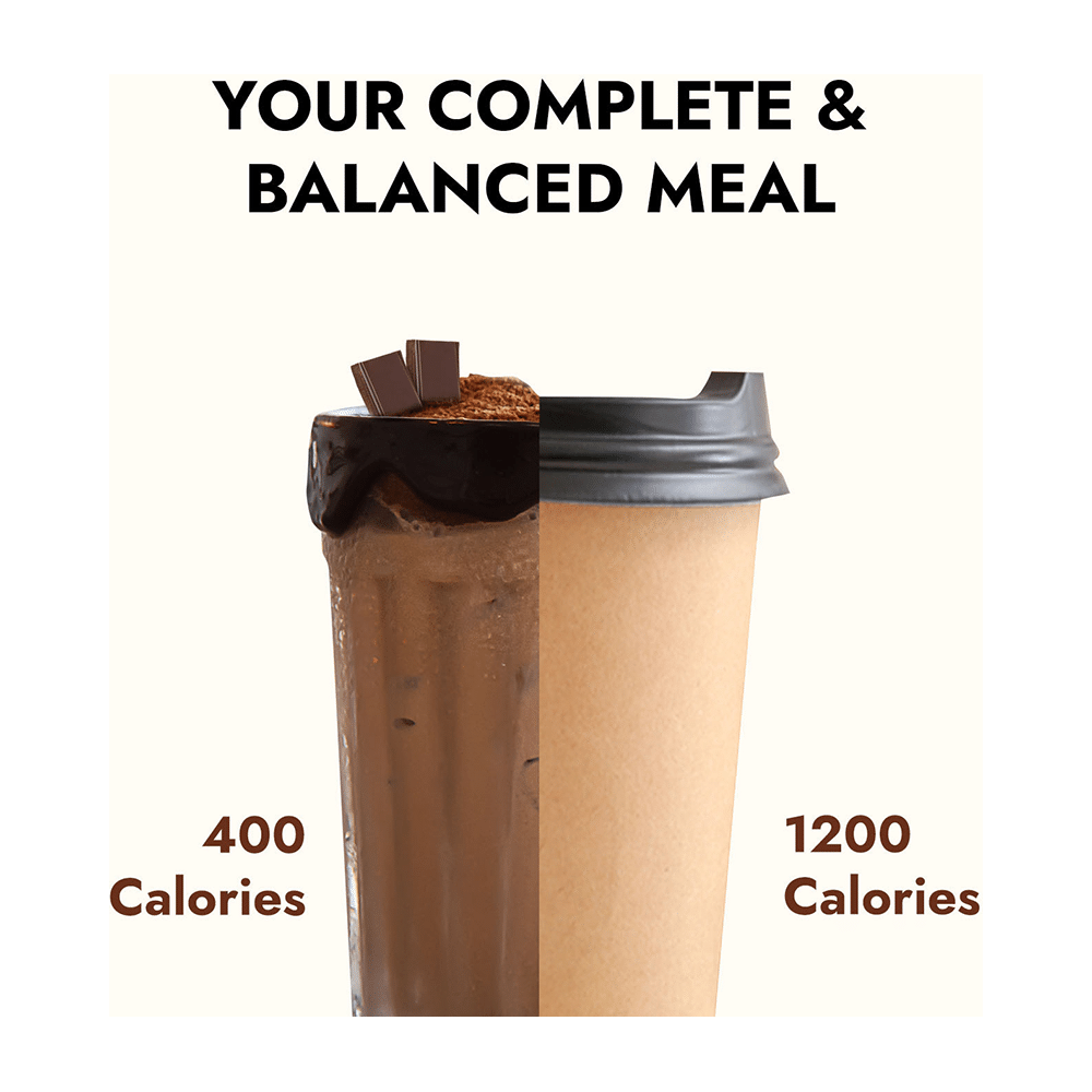 Kapiva Weight Wise Foods Slim Shake Weight Control with High Protein & High Fibre | Flavour Chocolate - Image 9