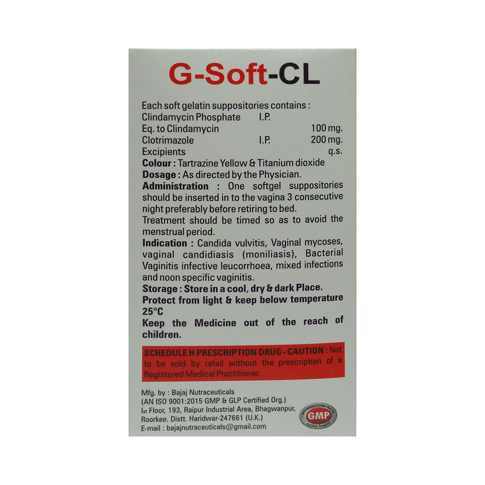 G-Soft-CL Suppository - Image 2