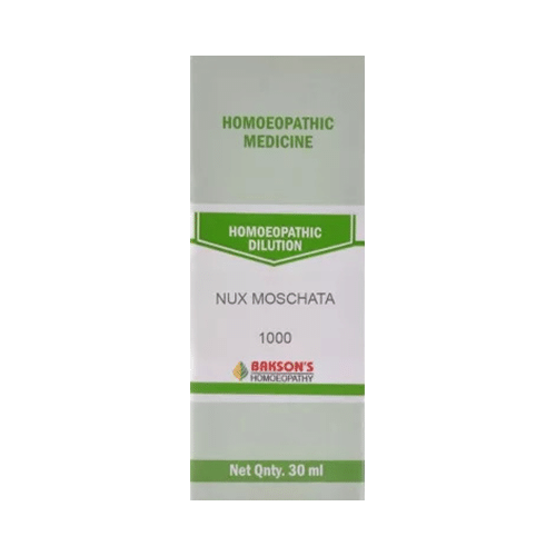 Bakson's Homeopathy Nux Moschata Dilution 1000 CH