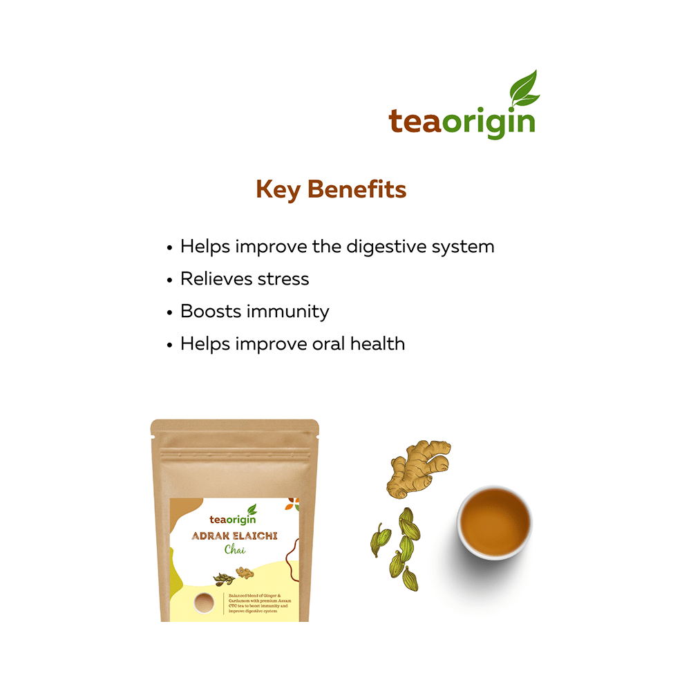 Tea Origin Adrak Elaichi Chai - Image 3