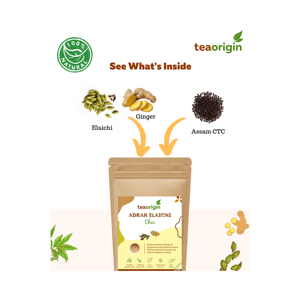 Tea Origin Adrak Elaichi Chai - Image 2
